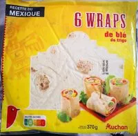 Mängden socker i 6 wraps de blé