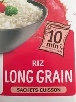 Mängden socker i Riz long grain incollable cuisson rapide 10 mn sachet cuisson