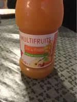 Mängden socker i Multifruits - Jus de fruits à base de concentrés. Source de vitamine C