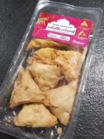 Mängden socker i Mini samossas volaille et bœuf - sauce aigre douce4 mini samossas à la volaille - 4 mini samossas au bœuf8 pièces + 2 sachets de sauce