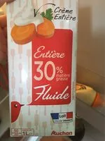 Mängden socker i Crème entière fluide30% mat. gr.