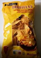 Mängden socker i Tortillas chips saveur chili