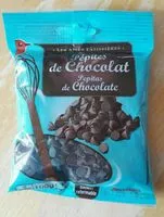 Mängden socker i Pépites de chocolat