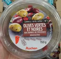 Mängden socker i Olives vertes et noires dénoyautées aux herbes de Provence