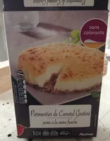 Mängden socker i MMM! Parmentier de Canard et purée à la crème fraîche.