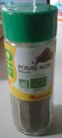 Mängden socker i Poivre noir moulu issu de l'agriculture biologique