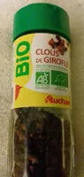 Mängden socker i Clous de girofle issus de l'agriculture biologique