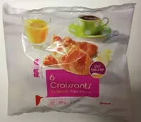 Mängden socker i Croissants pur beurre