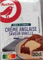 Mängden socker i Crème anglaise saveur vanille