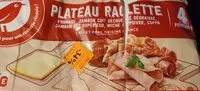 Mängden socker i PLATEAU RACLETTEFromage - Jambon cuit découenné dégraissé - Jambon sec supérieur - Miche au poivre - Coppa