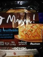 Mängden socker i Feuilletés saumon poireauxpâte feuilletée pur beurre
