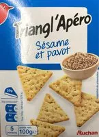 Mängden socker i Triangl'Apéro sésame et pavot