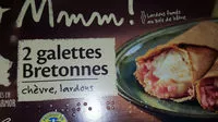Mängden socker i A table en côte d'Armorgalettes Bretonnes chèvre, lardons