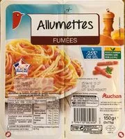 Mängden socker i Allumettes fumees -25% de sel*