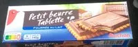 Mängden socker i Petit beurre tablette chocolat fourrée au lait