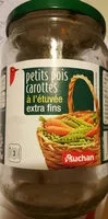 Mängden socker i Petit pois extra-fins et carottes à l'étuvée
