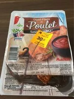 Mängden socker i 1/2 Filet de poulet saveur BBQ**barbecue