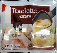 Mängden socker i Raclette nature