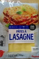 Mängden socker i Pâtes à lasagnes
