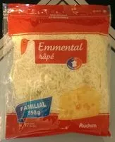 Mängden socker i Emmental râpéFAMILIAL 350G