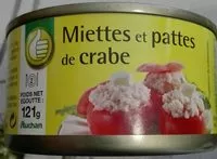 Mängden socker i Miettes et pattes de crabe