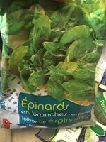 Mängden socker i Épinards en branches