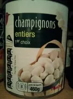 Mängden socker i Auchan champignons entiers boite 460g