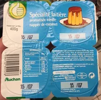 Mängden socker i Flan saveur vanille nappé de caramel