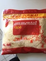 Mängden socker i Emmental râpéGEANT 750G