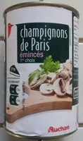 Mängden socker i Auchan champignons eminces boite 1/2 230g
