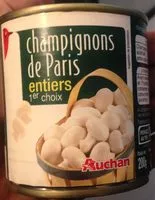 Mängden socker i Champignons de Paris entiers 1er choix