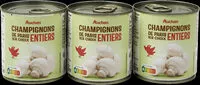 Mängden socker i Champignons de Paris entiers 1er choix