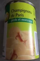 Mängden socker i Champignons de Paris