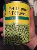 Mängden socker i Petits pois à l'étuvée très fins