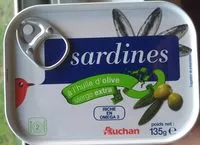 Mängden socker i Sardines à l'huile d'olive vierge extra