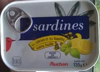 Mängden socker i Sardines marinade citron basilic - sans huile