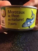 Mängden socker i Morceaux de thon au naturel