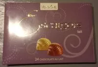Mängden socker i Les escargots lait fourrage praliné