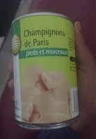 Mängden socker i Champignons de Paris Pieds et Morceaux