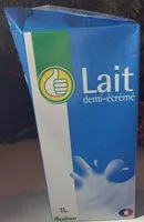 Mängden socker i PouceLait demi-écrémé
