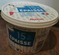 Mängden socker i Crème légère ÉPAISSE15% Mat. Gr.