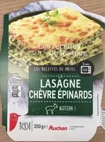Mängden socker i Lasagne chèvre épinards