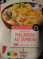 Mängden socker i Gratin de macaroni au jambon