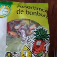 Mängden socker i Assortiment de bonbons