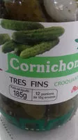 Mängden socker i Cornichons très fins croquants