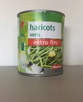Mängden socker i Haricots verts extra-fins