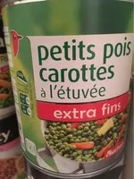 Mängden socker i Petits pois carottes à l'étuvée extra-fins