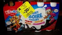 Mängden socker i A BOIRE ! SAVEURSFRAISEFRAMBOISEABRICOT PECHE SANS arômes artificielsSOURCEcalcium vitamine D