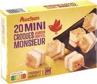 Mängden socker i 20 mini croques monsieur jambon emmental