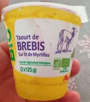 Mängden socker i Yaourt de Brebis sur lit de Myrtille